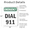 Signmission Safety Culture Sign, 18 in Width, Aluminum, Rectangle OS-2PACK-EM-A-1824-V-10447 - alternate 7